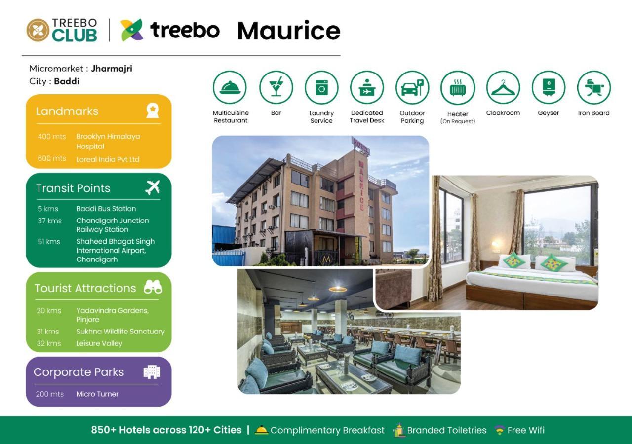 Treebo Maurice Hotell Baddi Eksteriør bilde